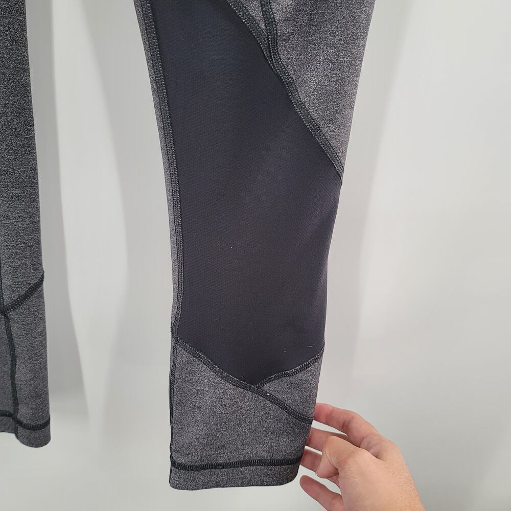 Lululemon Pace Rival Crop *22" Size 6 Heathered Black / Black - Picture 8 of 13